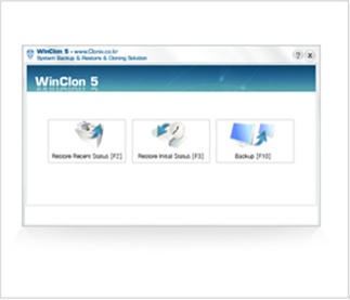 One touch system image backup with multiple scenario support